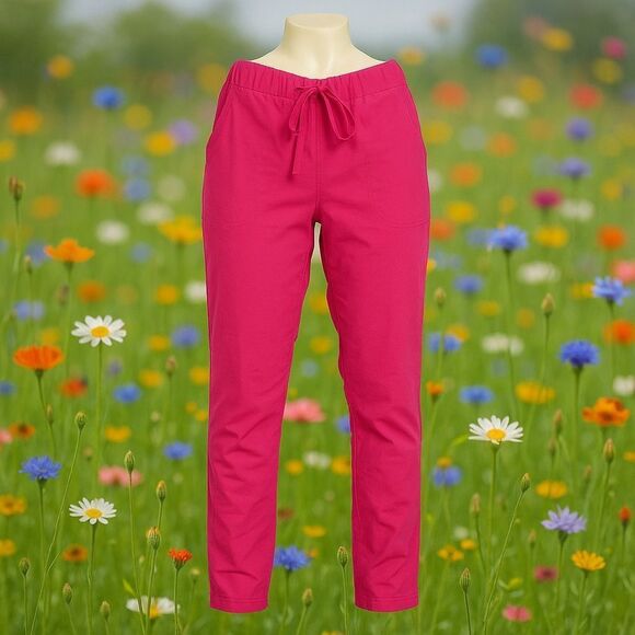 Grey's Anatomy Pants - Greys Anatomy Hot Pink Scrub Pants with Drawstring Waist LT